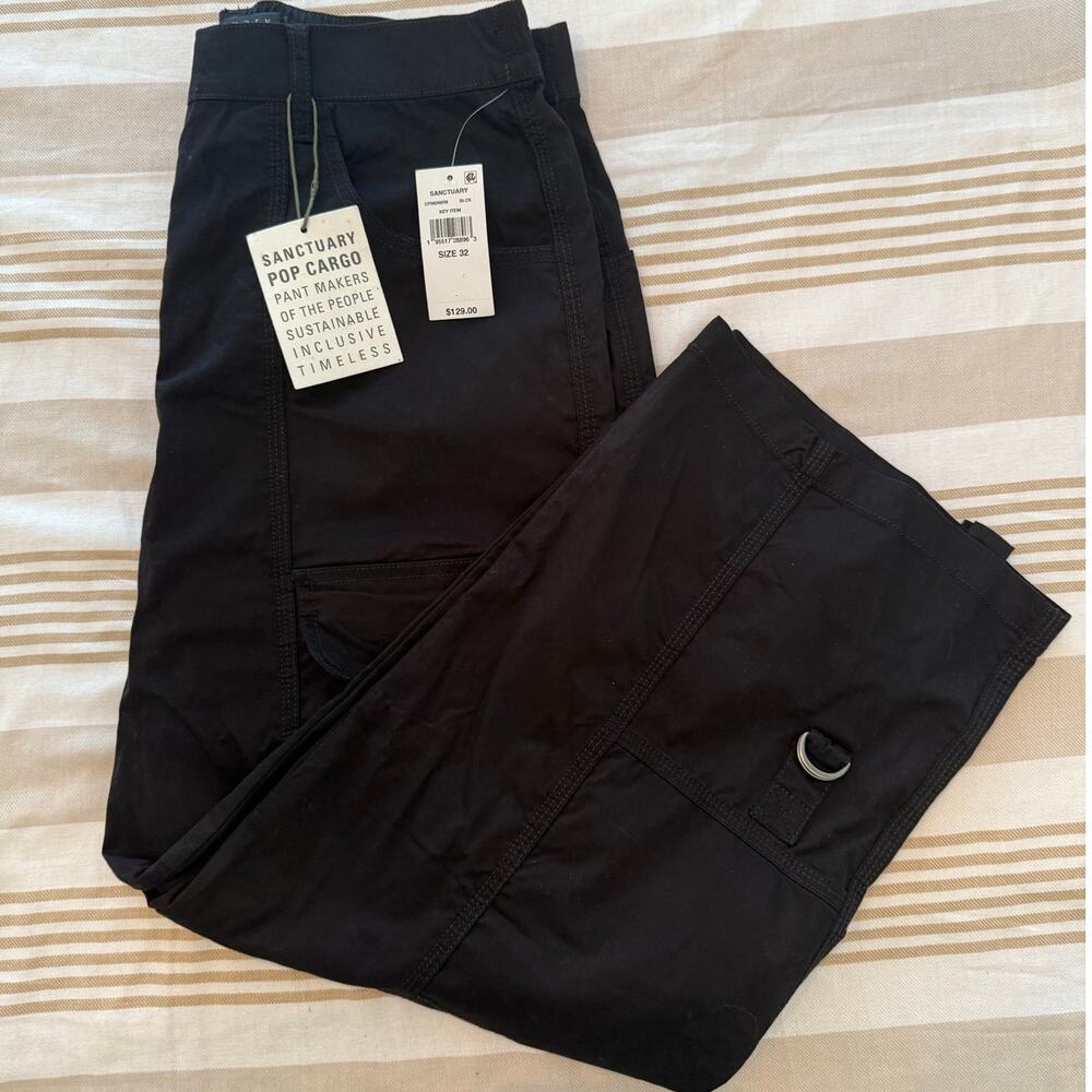 Sanctuary NWT ($129 | Black Cali Pop Cargo Pant | size W32